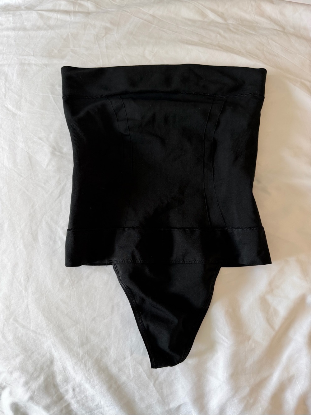 Victoria's Secret Black Strapless Sculpting Bodysuit
